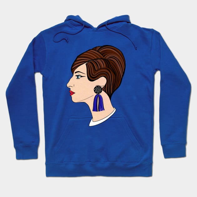 Barbra! Hoodie by Illustrating Diva 